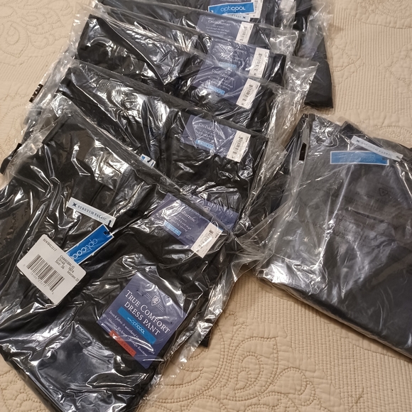 Croft & Barrow men's slacks - classic fit, flat front, size 36x32 - Picture 6 of 10